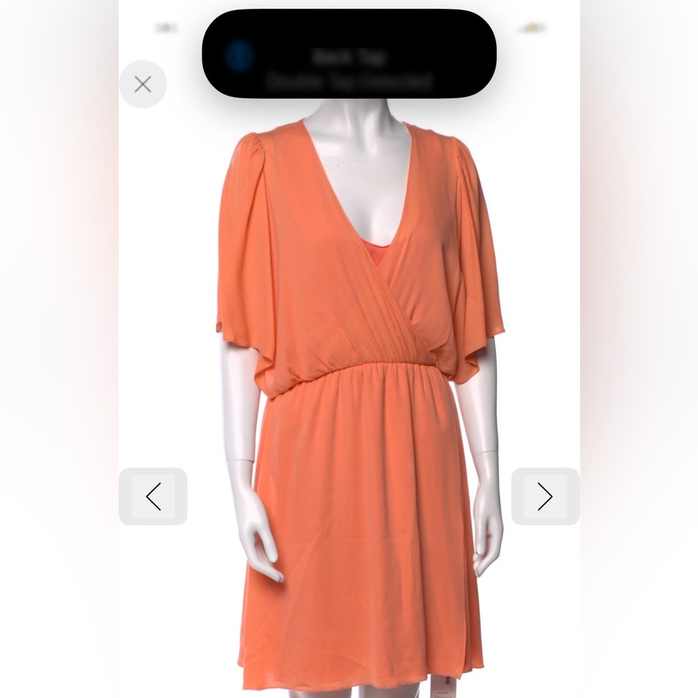 Alice + Olivia coral peachy Dress